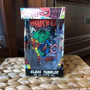 Marvel Avengers: Classic graphic glass tumbler 16oz.